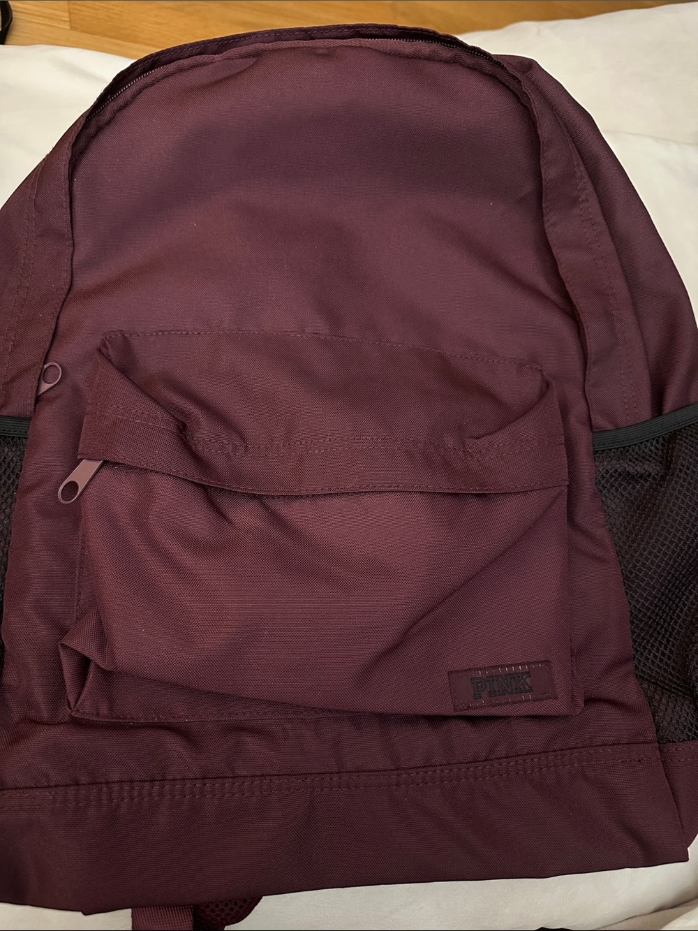 Victoria’s Secret Pink Burgundy Lightweight Backpack,New,No Tags